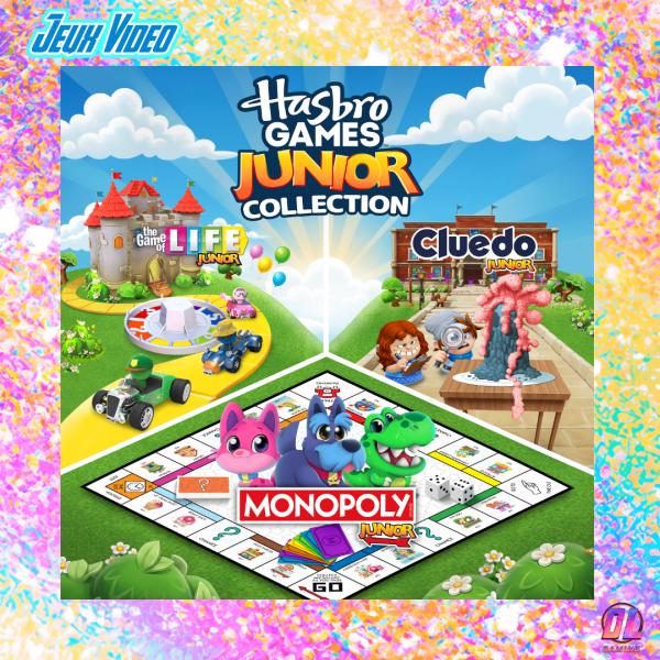 Hasbro Games Junior Collection : Monopoly Junior, Cluedo Junior et Destin Junior réunis dans une aventure familiale inédite dès Novembre 2026