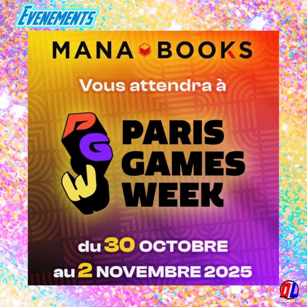 Mana Books sera à Paris Games Week 2025
