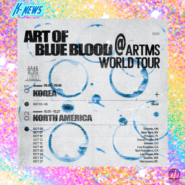 ARTMS annonce sa tournée mondiale Art of BLUE BLOOD en 2026 : dates, villes et informations pratiques pour l’Europe, l’Amérique du Nord et la Corée