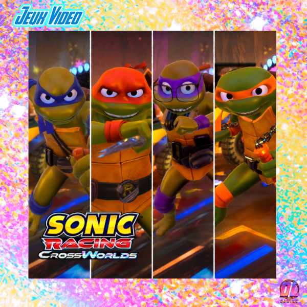 Sonic Racing: CrossWorlds accueille les Tortues Ninja avec un nouveau pack DLC disponible dès maintenant
