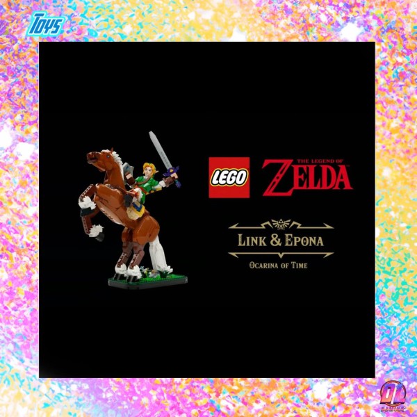 LEGO Zelda : Nintendo dévoile le nouveau set Link et Epona de 1 750 pièces