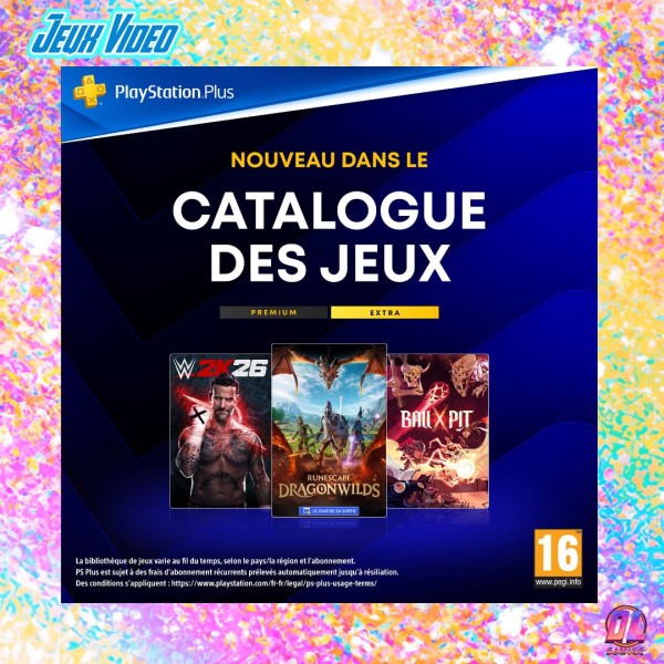 PlayStation Plus Extra & Premium : les jeux de Septembre 2026 dévoilés