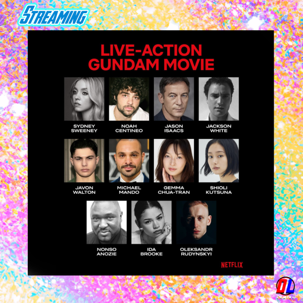 Netflix dévoile le casting complet du film Live-Action GUNDAM avec Sydney Sweeney et Noah Centineo