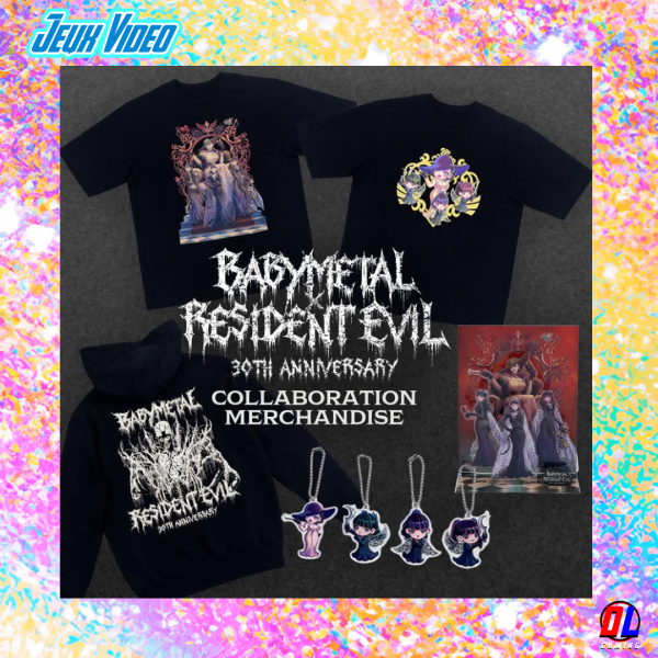 Les Produits Dérivés BABYMETAL x Resident Evil 30e Anniversaire sont disponibles en précommande 