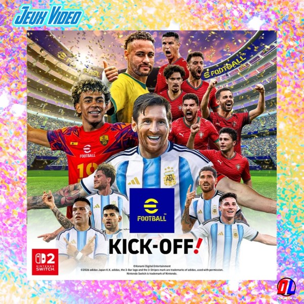 eFootball Kick-Off! Débarque mondialement sur Nintendo Switch 2
